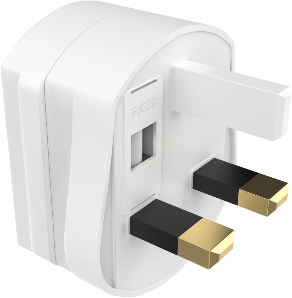 Toothbrush Adapter Plug UK European to UK plug Adaptor UK to European Plug Adapter Toothbrush Adapter Plug European To UK Plug Adaptor Shaver Plug Adaptor UK Toothbrush Charger