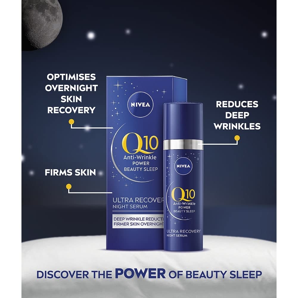 NIVEA Q10 Anti-Wrinkle Power Expert Wrinkle Filler Serum (15ml), Face Serum with Pure Coenzyme Q10 and Bioxifill Peptides Reduces Fine Lines and Wrinkles in 5 Minutes