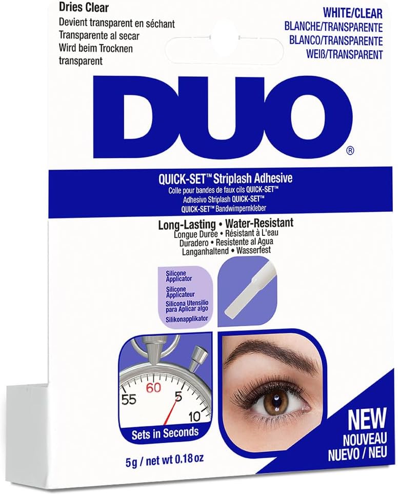 Duo Quick-Set Striplash Adhesive, Clear, 5 g (Pack of 1)