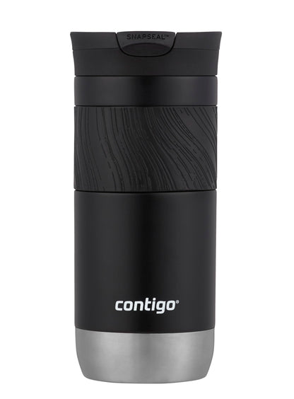 Contigo Byron Snapseal Travel Mug | Stainless Steel Thermal Mug | Vacuum Flask | Leakproof Tumbler | Coffee to Go Mug with BPA Free Easy-Clean Lid