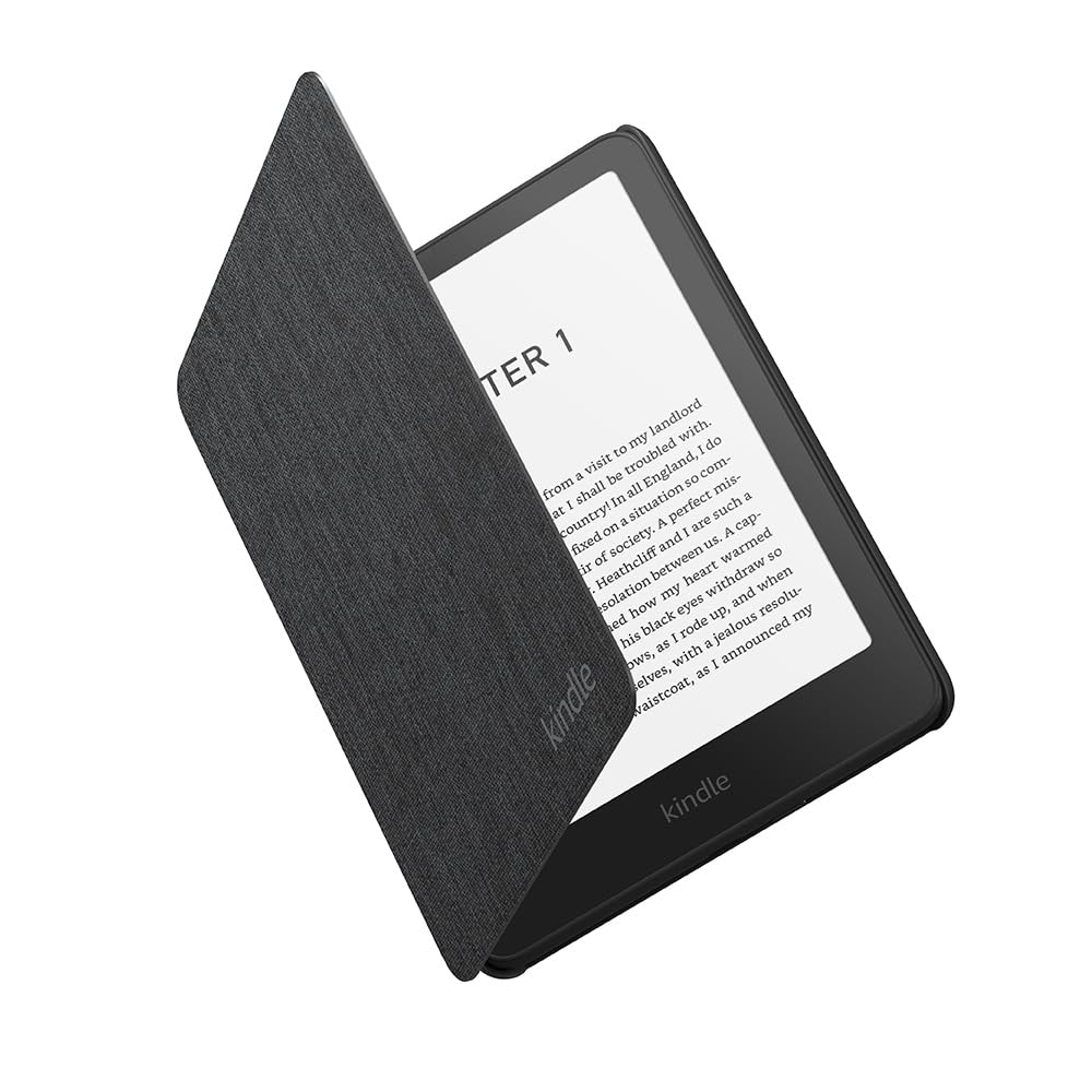 All-new Amazon Kindle Paperwhite and Amazon Kindle Colorsoft Signature Edition Case, Lightweight and Water-Safe, Foldable Protective Cover – Fabric