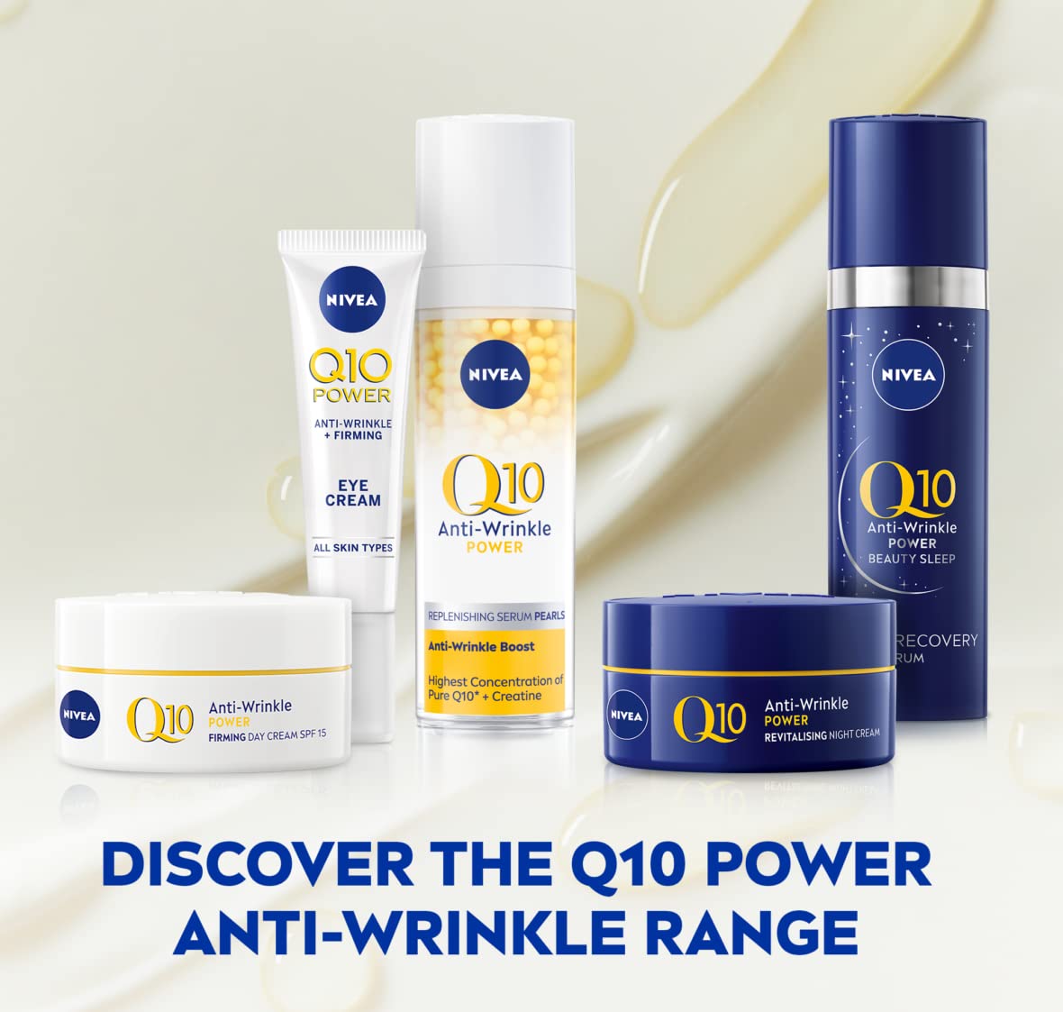 NIVEA Q10 Anti-Wrinkle Power Expert Wrinkle Filler Serum (15ml), Face Serum with Pure Coenzyme Q10 and Bioxifill Peptides Reduces Fine Lines and Wrinkles in 5 Minutes