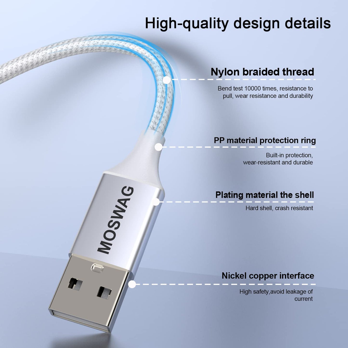 MOSWAG USB to 3.5mm Jack Audio Adapter,External Sound Card USB-A to Audio Jack Adapter with 3.5mm Aux Stereo Converter Compatible with Headset,PC,Laptop,Linux,Desktops,PS4 and More Device