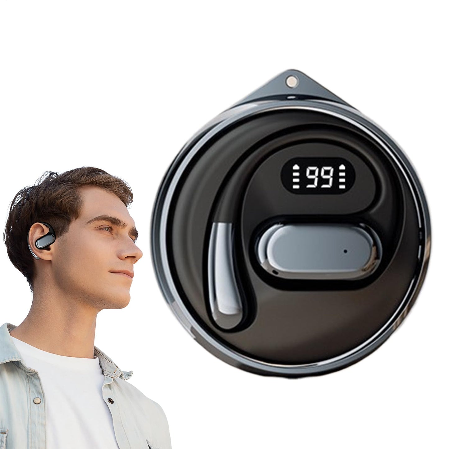 AI Language Translator Earphones – Real-Time Wireless Translation & Music Headset (Delivery time -10 Working Days)