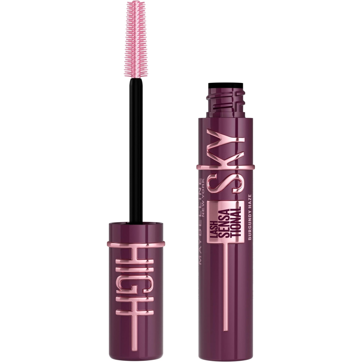 Maybelline New York Lash Sensational Sky High Mascara, Volumising & Lengthening Mascara, Washable Flake-Free Formula Infused with Bamboo Extract & Fibres, 7 ml, Shade: 01, Black