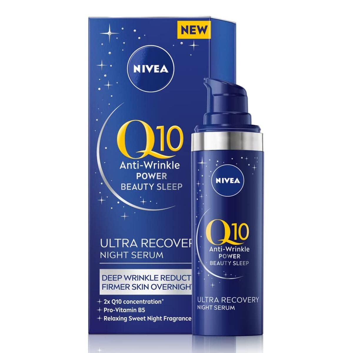 NIVEA Q10 Anti-Wrinkle Power Expert Wrinkle Filler Serum (15ml), Face Serum with Pure Coenzyme Q10 and Bioxifill Peptides Reduces Fine Lines and Wrinkles in 5 Minutes