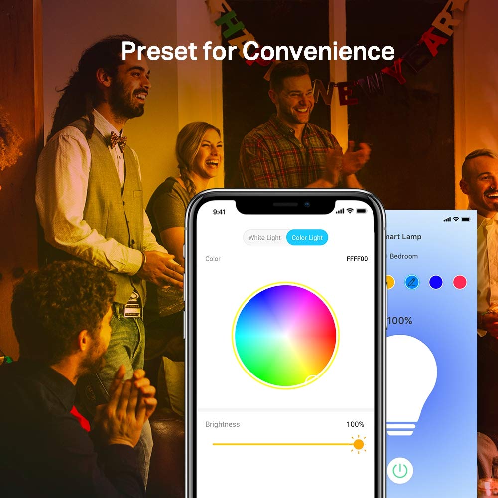 Tapo Smart Bulb, Smart WiFi LED Light, B22, 8.3W, Works with Amazon Alexa(Echo and Echo Dot) and Google Home, Colour-Changeable, No Hub Required (Tapo L530B) [Energy Class F], Multicolor