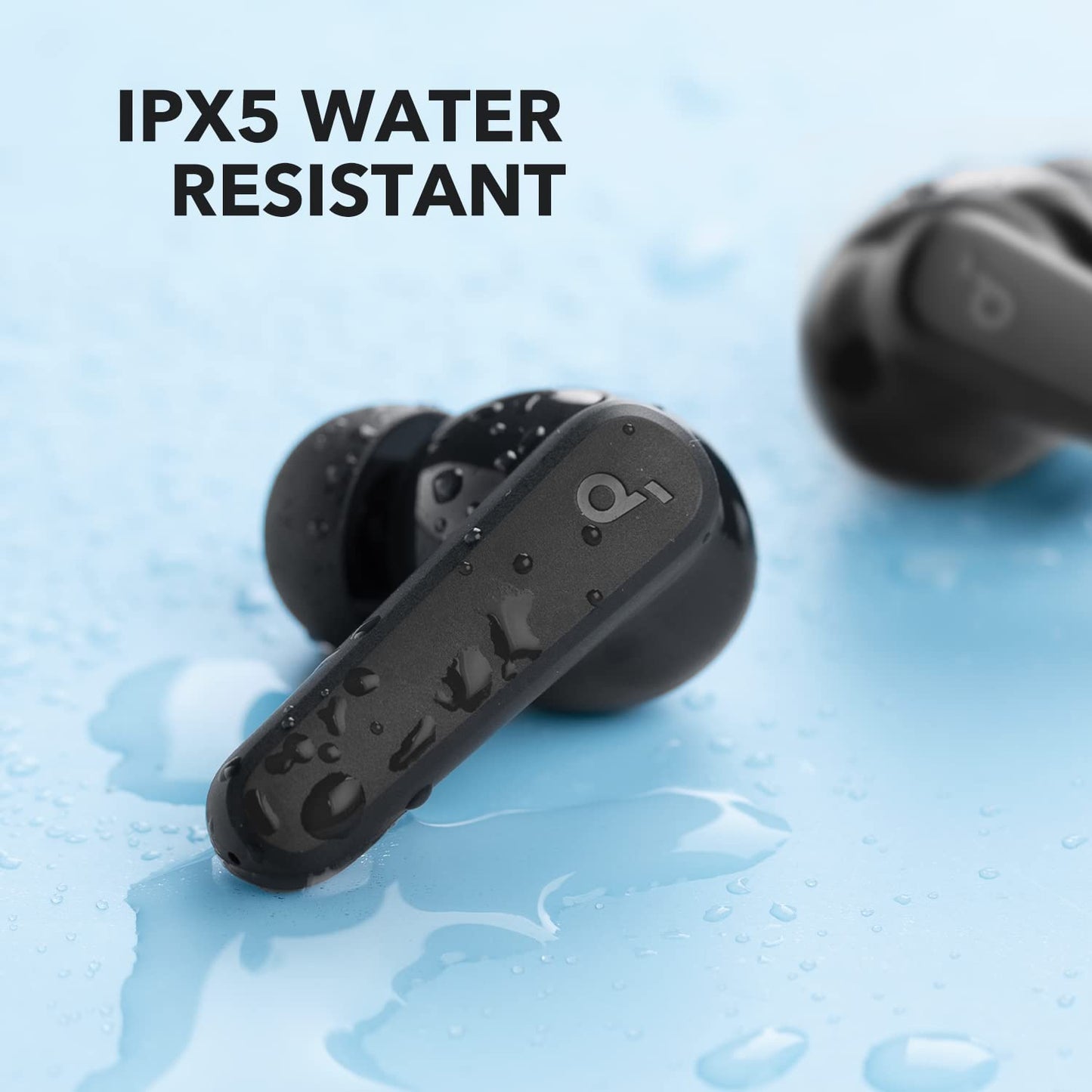 Anker P20i True Wireless Earbuds, 10mm Drivers with Big Bass, Bluetooth 5.3, 30H Long Playtime, IPX5 Water-Resistant, 2 Mics for AI Clear Calls, 22 Preset EQs, Customization via App