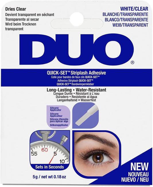 Duo Quick-Set Striplash Adhesive, Clear, 5 g (Pack of 1)