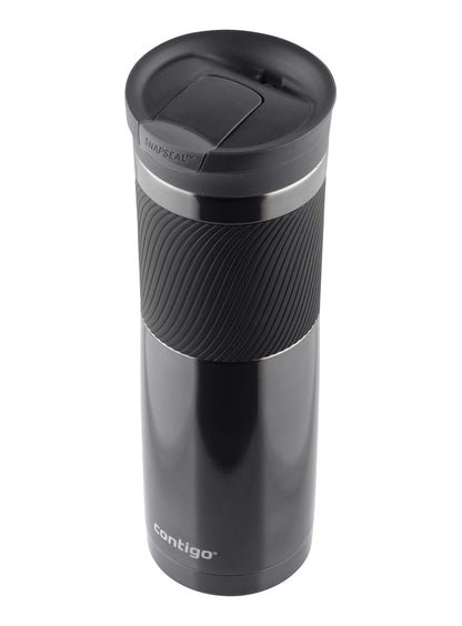 Contigo Byron Snapseal Travel Mug | Stainless Steel Thermal Mug | Vacuum Flask | Leakproof Tumbler | Coffee to Go Mug with BPA Free Easy-Clean Lid