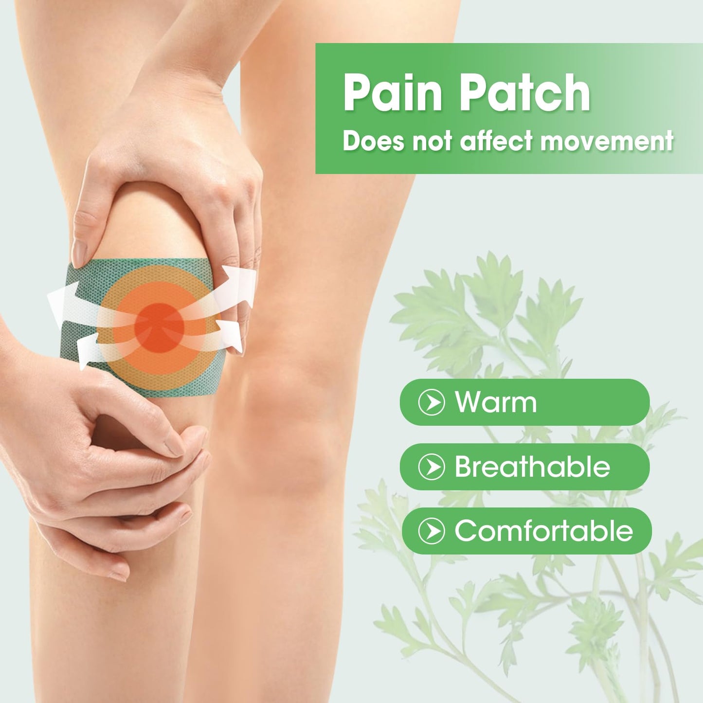 MYMULIKE 24Pcs Pain Relief Heat Patches – Fast-Acting, Long-Lasting Relief for Back, Neck, Shoulder & Knee Pain