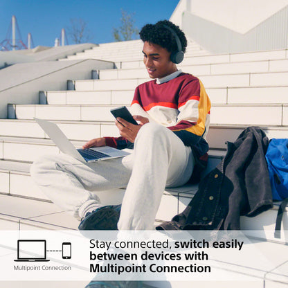 Sony Wireless Bluetooth Headphones - up to 50 Hours Battery Life with Quick Charge, On-ear style