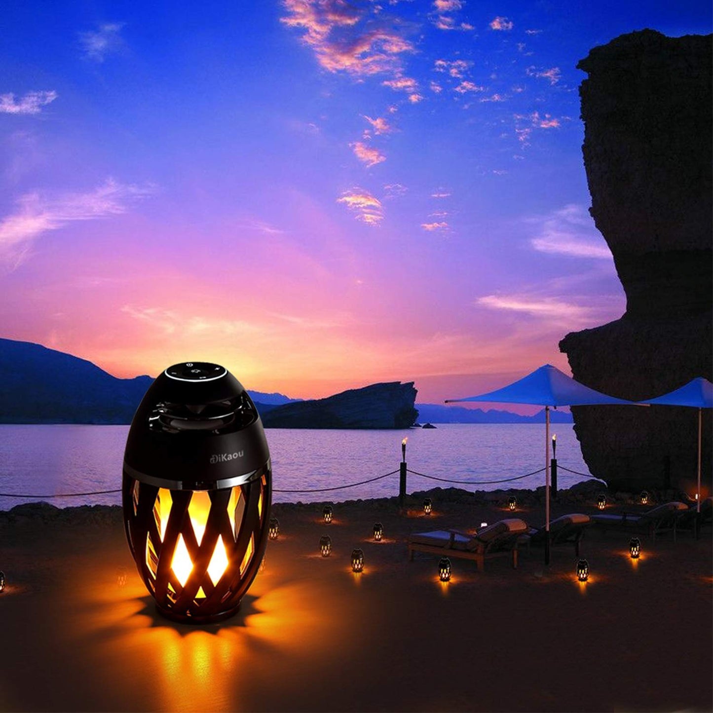 Torch Outdoor Bluetooth Speaker – HD Audio, Bass, Gift for Men & Dad