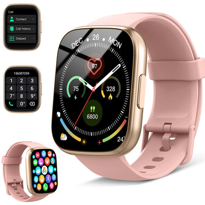 Smart Watch for Men & Women with Call Function, 1.95" HD Display, Heart Rate, SpO2, Sleep Tracker, 100+ Sports Modes, IP68 Waterproof Fitness Tracker for Android & iOS