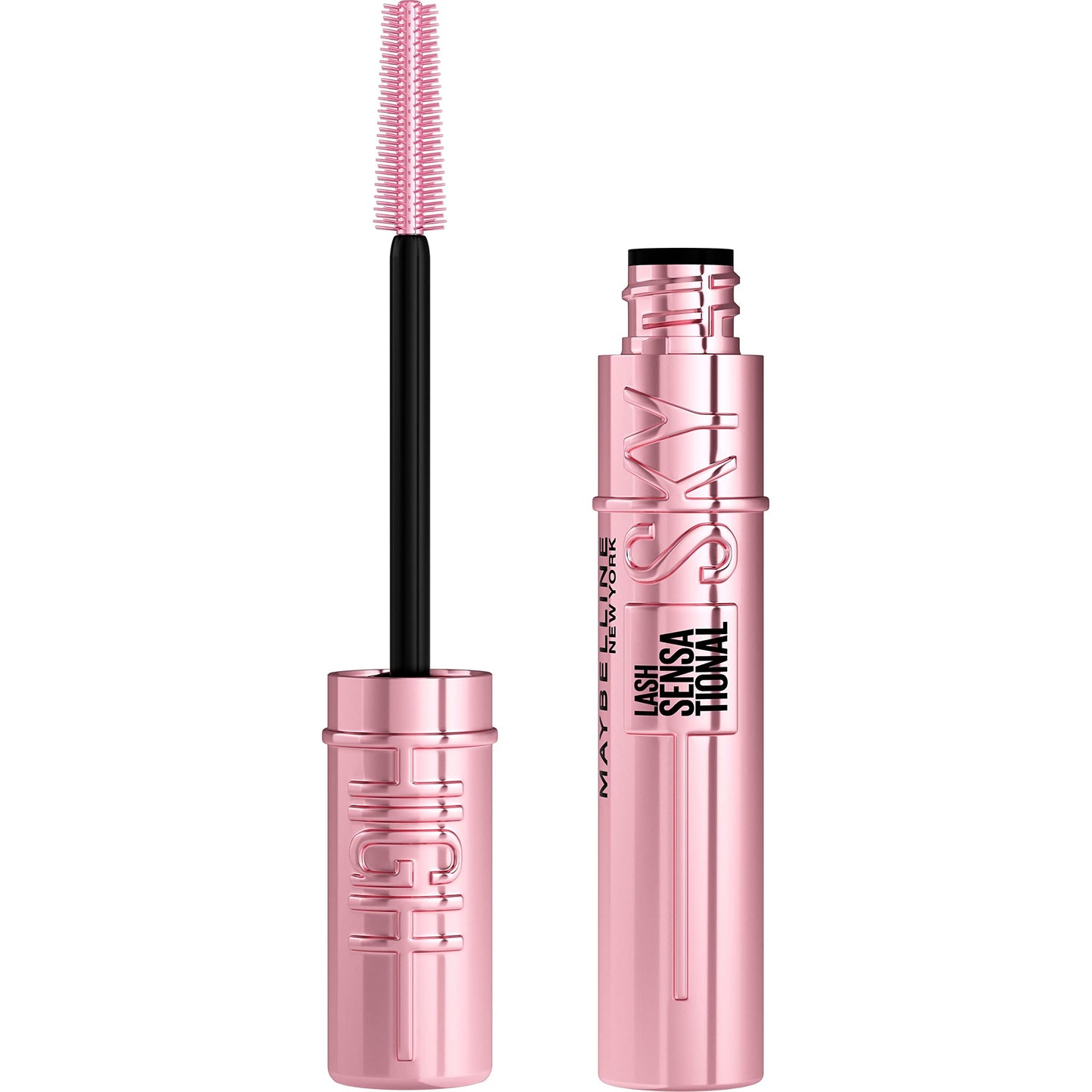 Maybelline New York Lash Sensational Sky High Mascara, Volumising & Lengthening Mascara, Washable Flake-Free Formula Infused with Bamboo Extract & Fibres, 7 ml, Shade: 01, Black