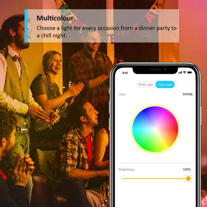 Tapo Smart Bulb, Smart WiFi LED Light, B22, 8.3W, Works with Amazon Alexa(Echo and Echo Dot) and Google Home, Colour-Changeable, No Hub Required (Tapo L530B) [Energy Class F], Multicolor