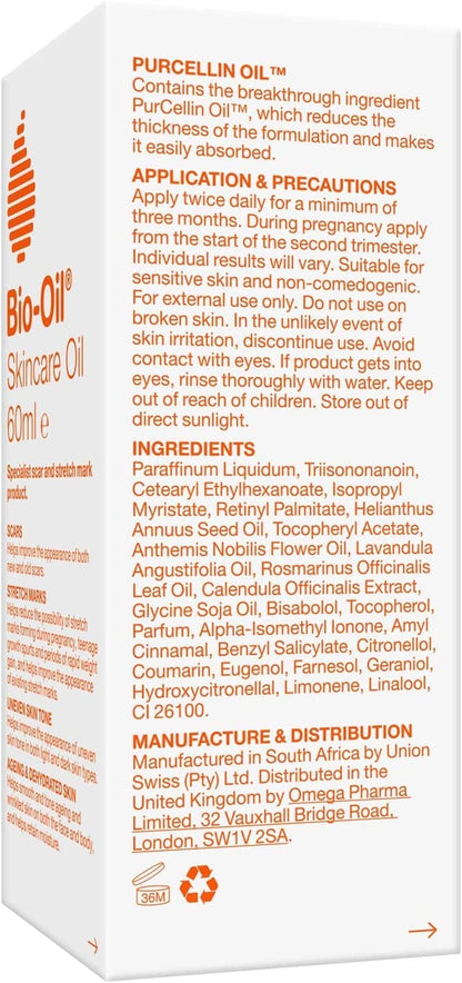 Bio-Oil Skincare Oil - Improve the Appearance of Scars, Stretch Marks and Skin Tone
