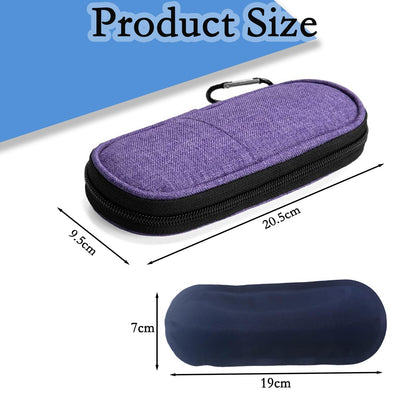 ARROMI Monjaro Insulin Cooler Travel Case – Diabetic Medicine Bag with 2 Ice Packs for Supplies (Blue)