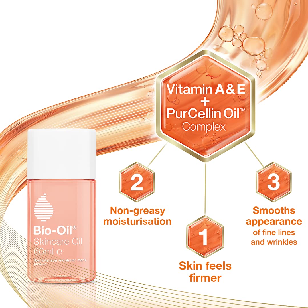 Bio-Oil Skincare Oil - Improve the Appearance of Scars, Stretch Marks and Skin Tone - 1 x 125 ml