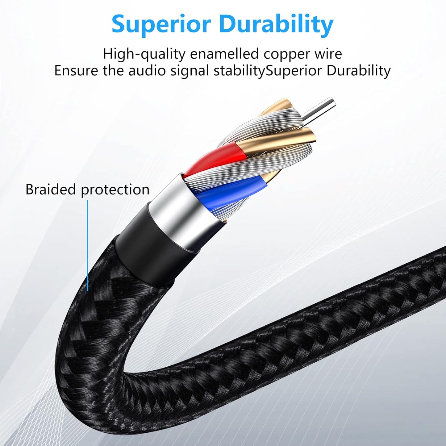 USB C to 3.5mm Aux Cable, USB C to Aux Plug Cable for Car Mobile Phone, Audio Jack Adapter Compatible with Samsung Galaxy S22 S21 S20 Note 20/10+ A73 A53, Pixel 6 5 4 and More