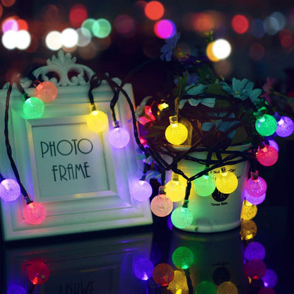 Lezonic Solar Fairy Lights Outdoor – 50 LED Waterproof String Lights