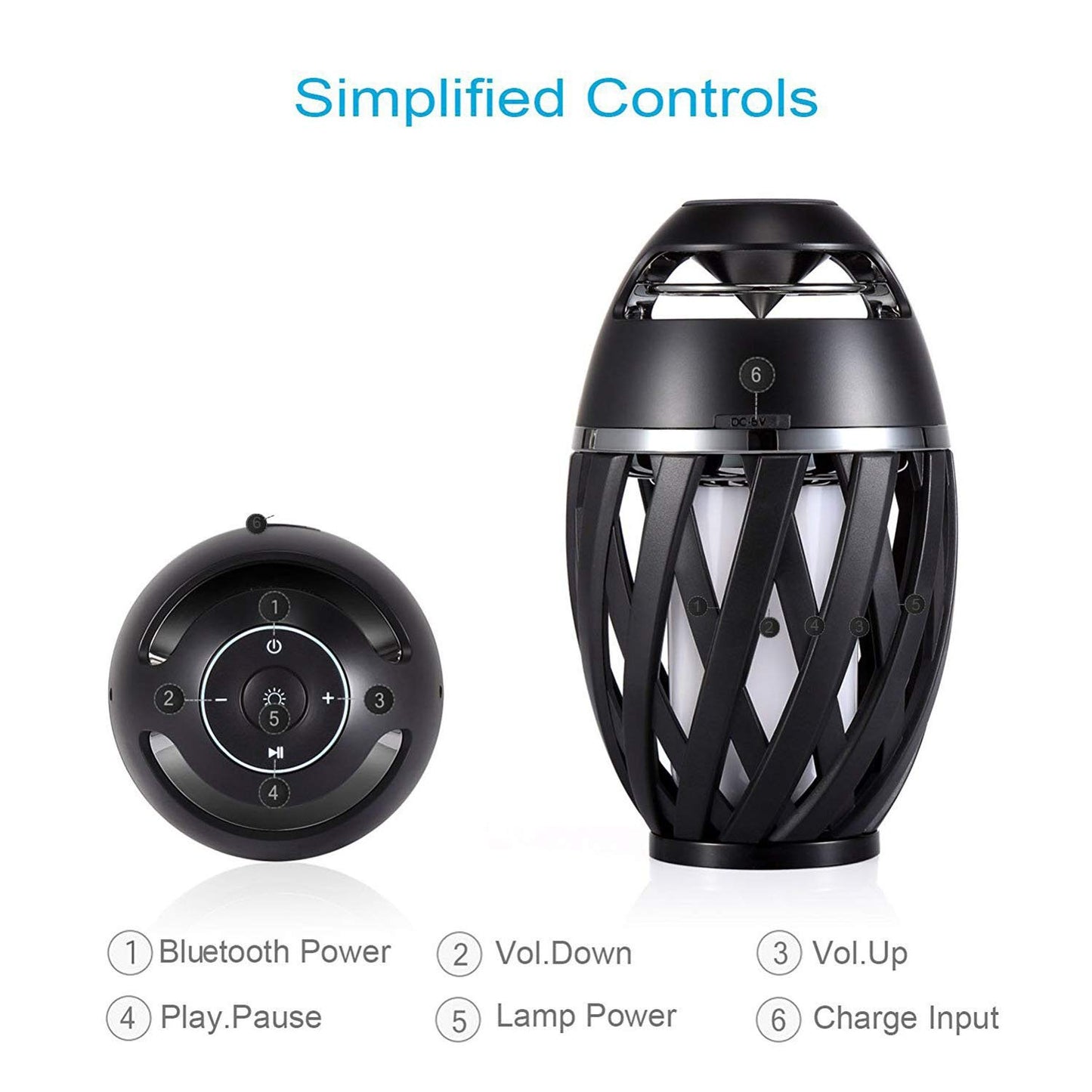 Torch Outdoor Bluetooth Speaker – HD Audio, Bass, Gift for Men & Dad