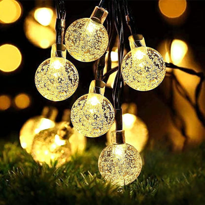 Lezonic Solar Fairy Lights Outdoor – 50 LED Waterproof String Lights