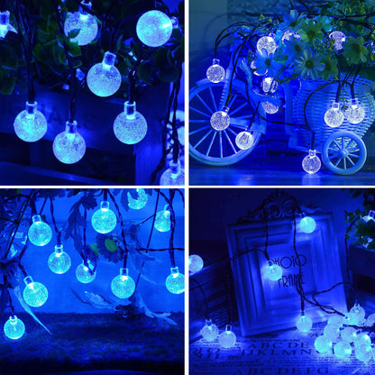 Lezonic Solar Fairy Lights Outdoor – 50 LED Waterproof String Lights
