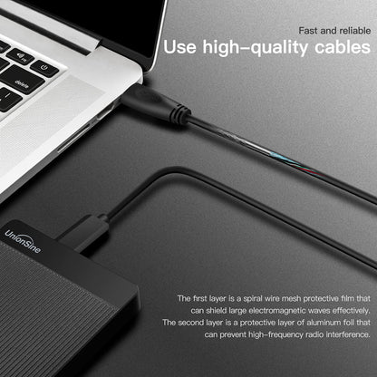 UnionSine External Hard Drive 500GB Ultra Slim Portable USB 3.0 HDD StorageCompatible for PC,Mac, Laptop, Xbox, Xbox one