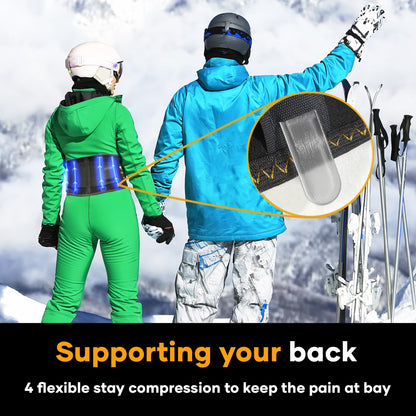 MEDiBrace Back Support Belt Back Brace for Lower Lumbar Pain Relief for Men and Women - Medical Grade Orthopaedic Waist Compression for Sciatica Nerve, Scoliosis