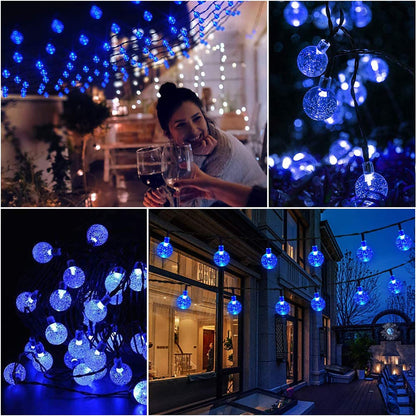 Lezonic Solar Fairy Lights Outdoor – 50 LED Waterproof String Lights