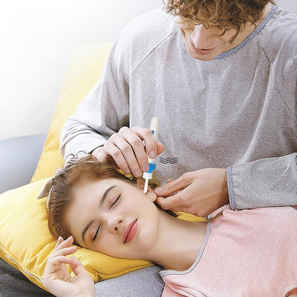 Podofree Painless Earwax Remover Kit – Gentle Silicone Ear Cleaner with Suction for Adults, Kids & Elderly – Compact Ear Flushing Tool for Safe Earwax Removal