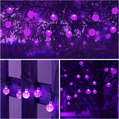 Lezonic Solar Fairy Lights Outdoor – 50 LED Waterproof String Lights