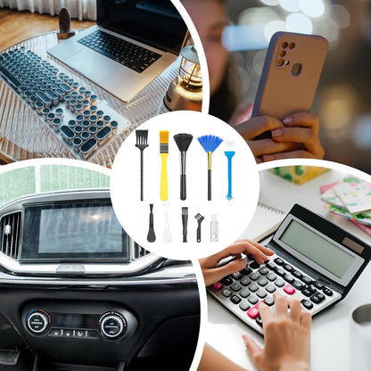 Multifunctional Keyboard Cleaning Brush Set (10-Piece Kit)