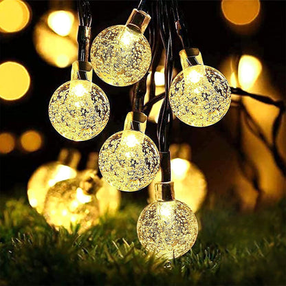 Lezonic Solar Fairy Lights Outdoor – 50 LED Waterproof String Lights