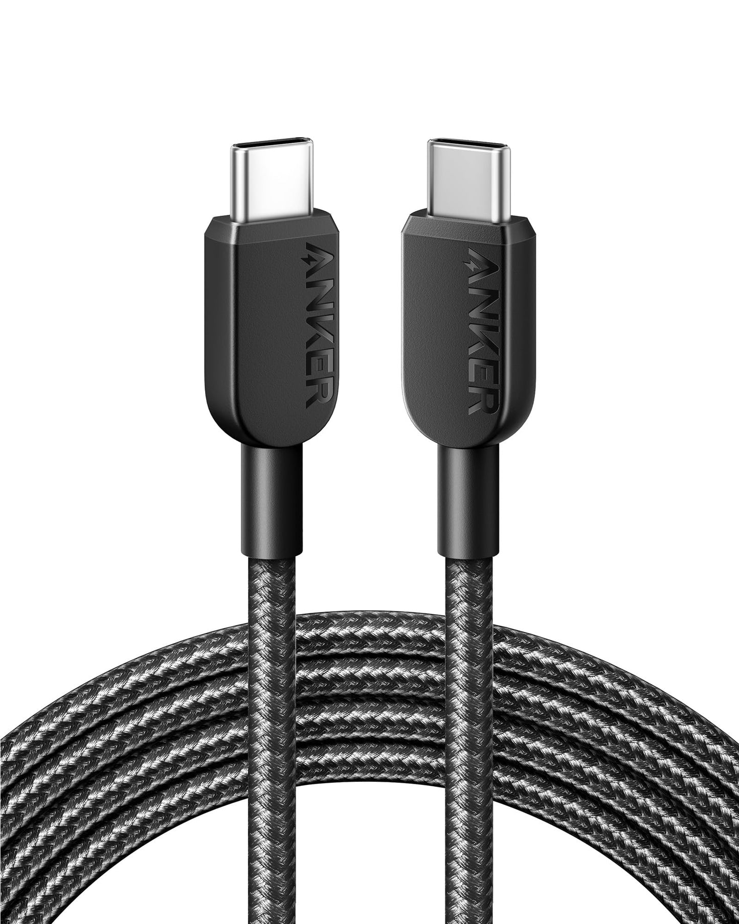 Anker USB C Cable, 310 USB C to USB C Cable (3ft), (60W/3A) USB C Charger Cable Fast Charge for Samsung Galaxy S22, iPad Pro 2021, iPad Mini 6, iPad Air 4, MacBook Pro 2020, Switch (USB 2.0)