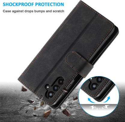 UEEBAI Wallet Case for Samsung Galaxy A15 – Retro PU Leather Flip Cover with 9 Card Slots, Zipper Pocket, Magnetic Closure, Kickstand & Wrist Strap, Shockproof Protective Case