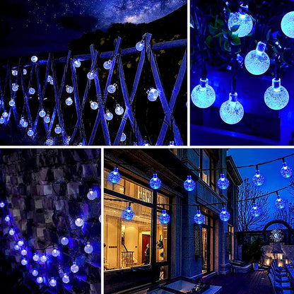 Lezonic Solar Fairy Lights Outdoor – 50 LED Waterproof String Lights