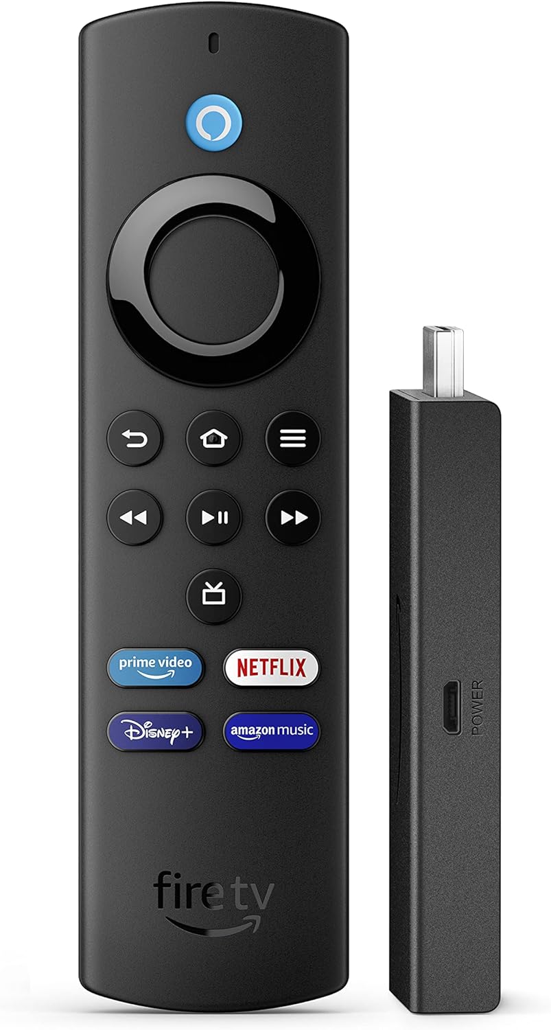 Amazon Fire TV Stick Lite with Alexa Voice Remote Lite, our most affordable HD streaming sti