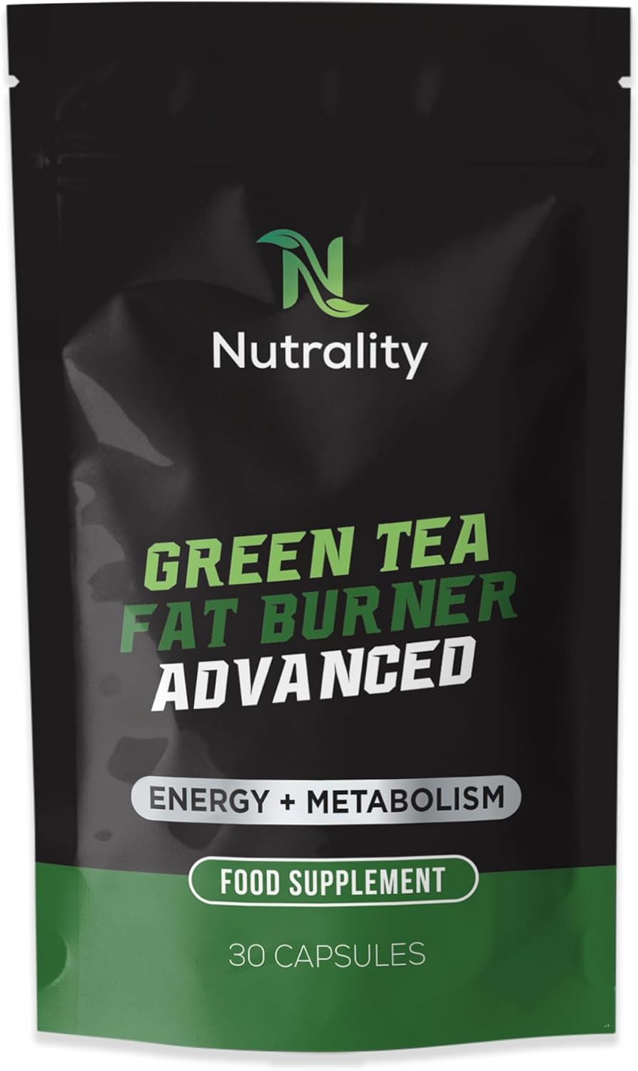 Nutrality Green Tea Fat Burner Advanced | Belly Fat Burn for Men & Women | Metab