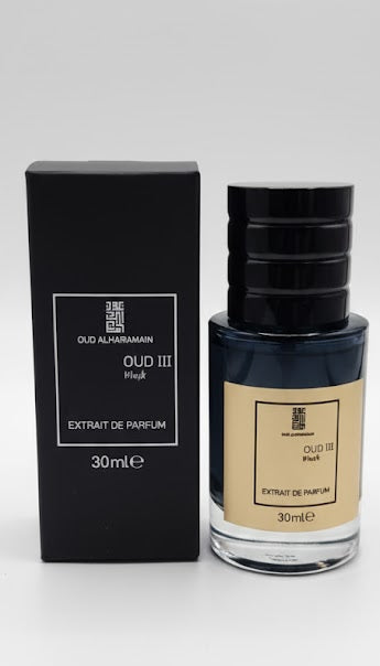Oud III Black 30ml Extrait De Parfum – Intense Unisex Oud by Oud Al Haramain