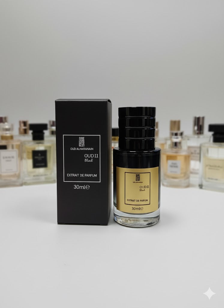 Oud II Black Extrait De Parfum 30ml by Oud Al Haramain – Intense Unisex Oud Fragrance