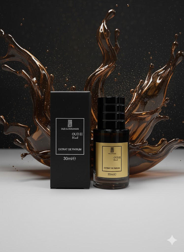 Oud II Black Extrait De Parfum 30ml by Oud Al Haramain – Intense Unisex Oud Fragrance