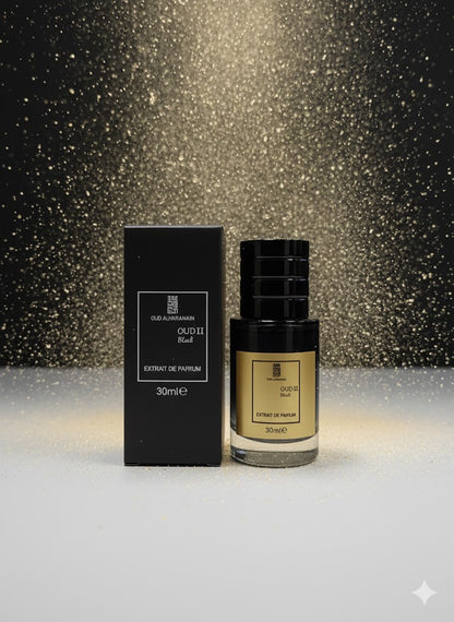 Oud II Black Extrait De Parfum 30ml by Oud Al Haramain – Intense Unisex Oud Fragrance