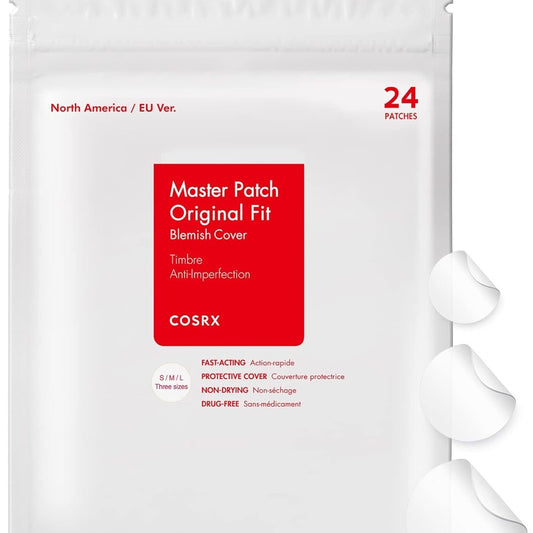 COSRX Master Patch Original Fit (24 Count (Pack of 1), 24) Dermatologist Tested