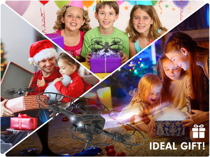 Mini Drone with Camera for Kids and Adults, 1080 HD FPV Foldable Quadcopter Q10