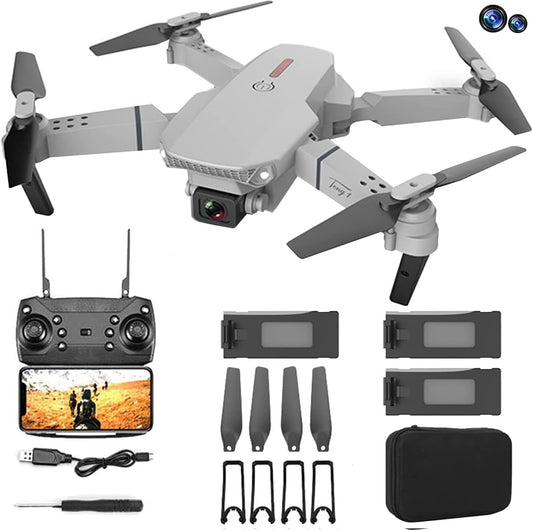 GPS Drone E88 Pro for Adults 1080P Pro Dual Camera Foldable Professional 