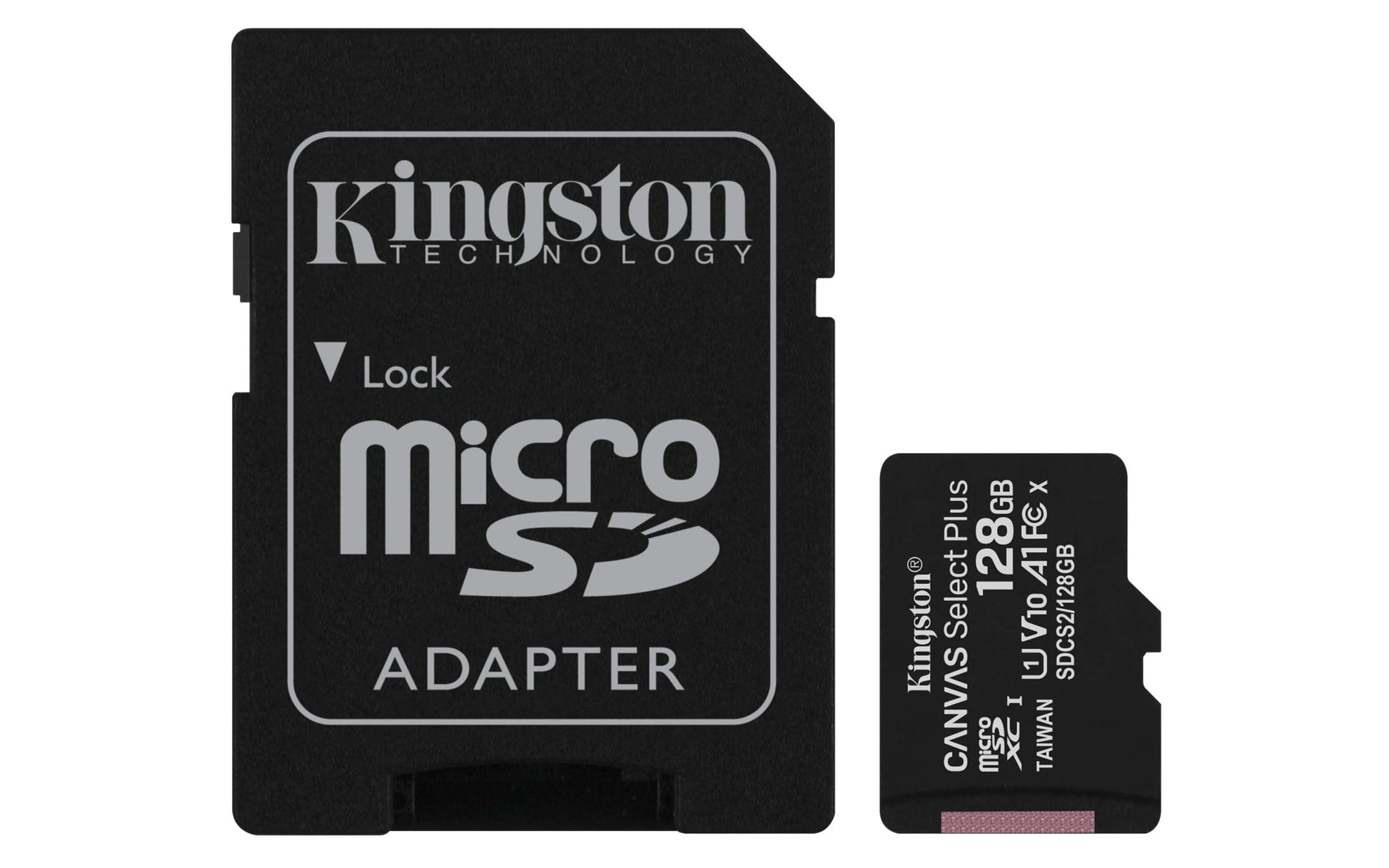 Kingston Canvas Select Plus microSD Card SDCS2/128 GB Class 10