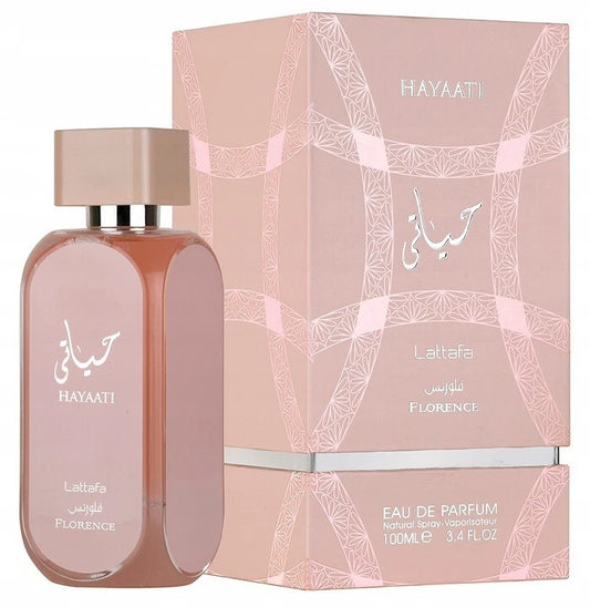 Lattafa Hayaati Florence Eau de Parfum for Women – Long-Lasting Perfume, 100ml