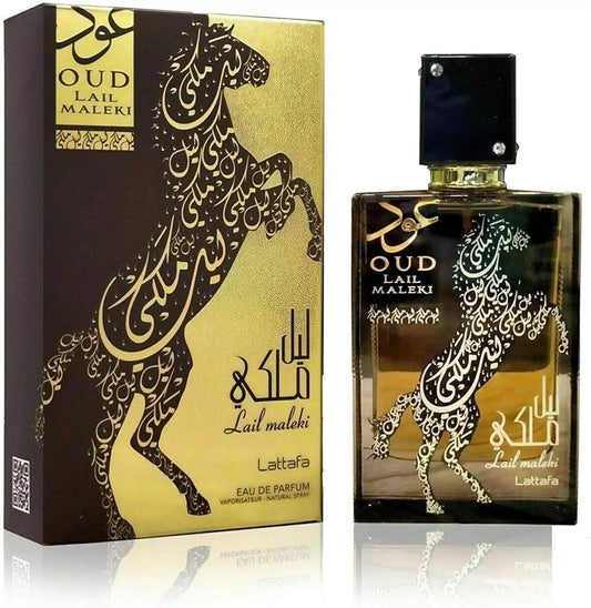 Lattafa Oud Lail Maleki 100ml Unisex Eau de Parfum Natural Spray